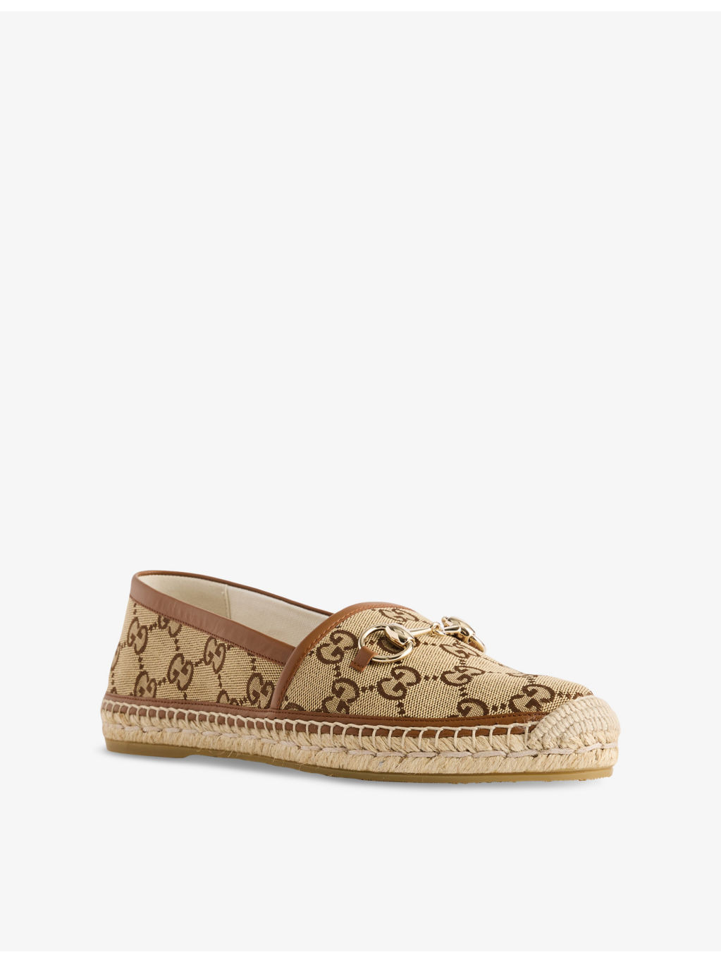 Horsebit GG Canvas Espadrilles - 3