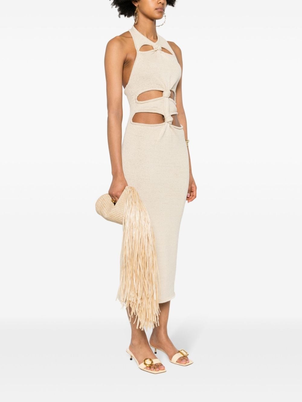 Viera raffia clutch bag - 2