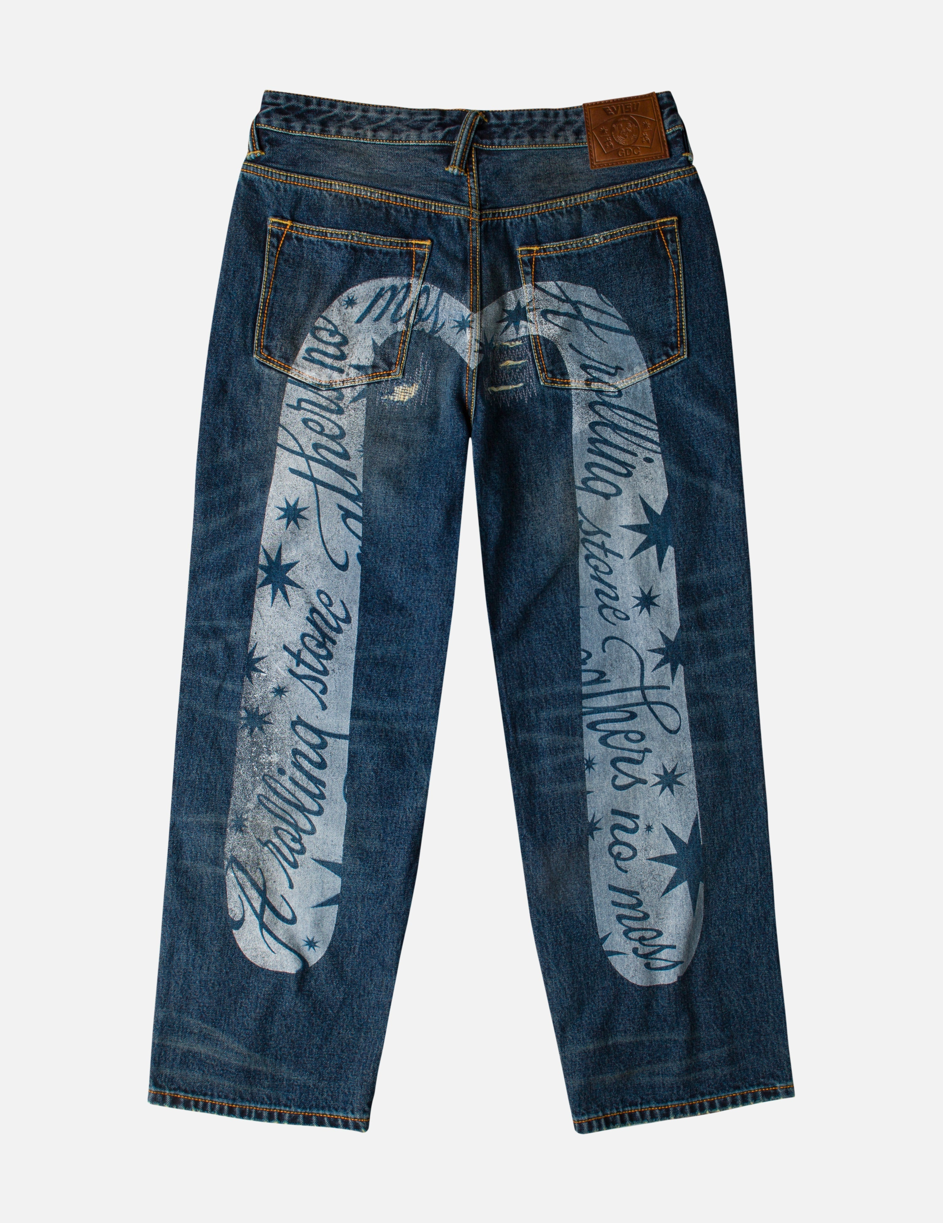 EVISU X GDC Daicock Print Relax Fit Jeans - 4