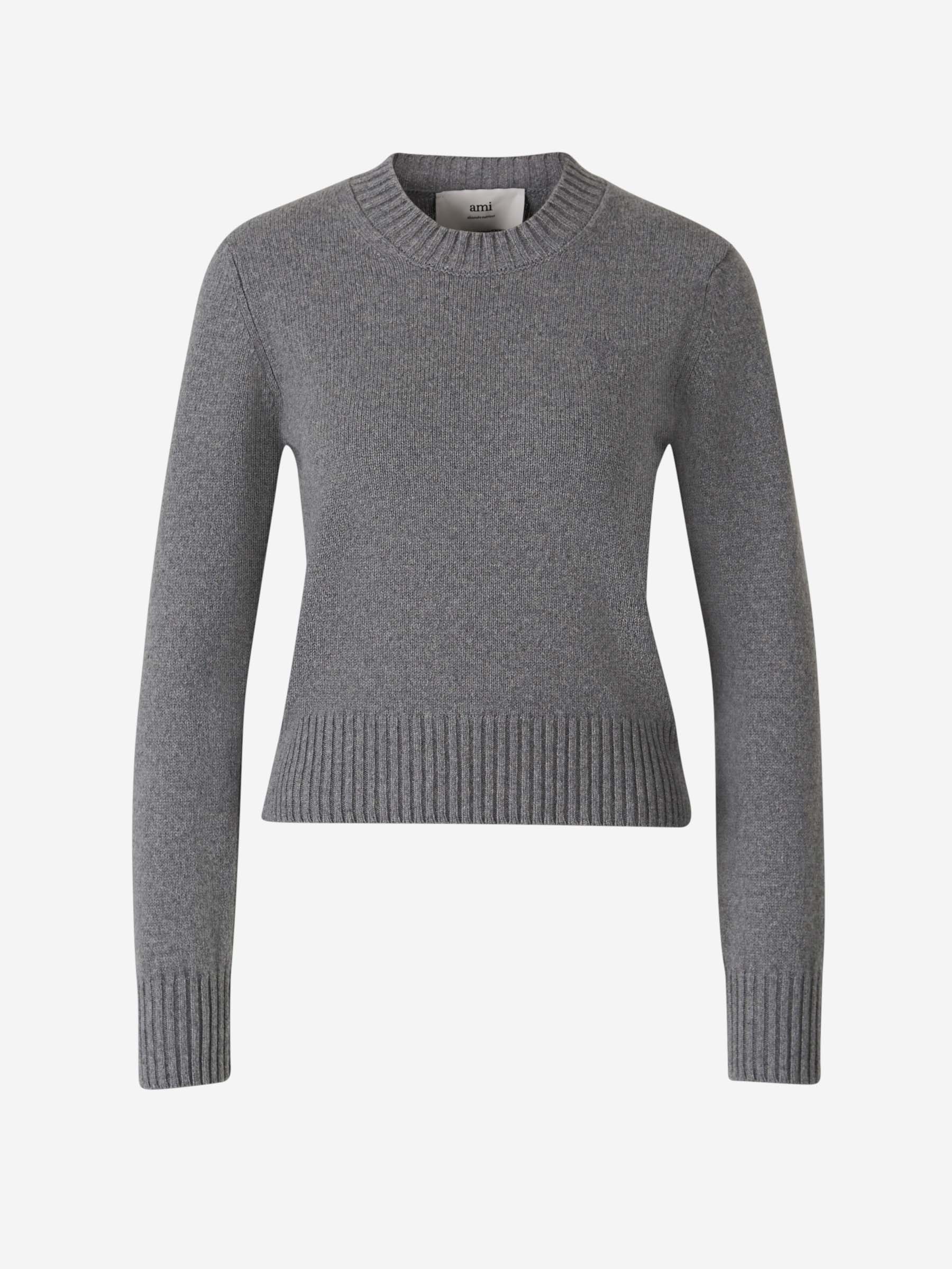 CASHMERE LOGO SWEATER - 1