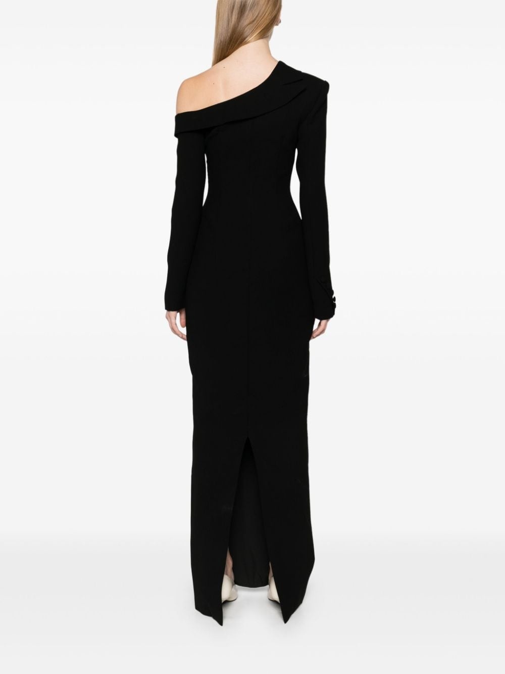 one-shoulder gown - 4