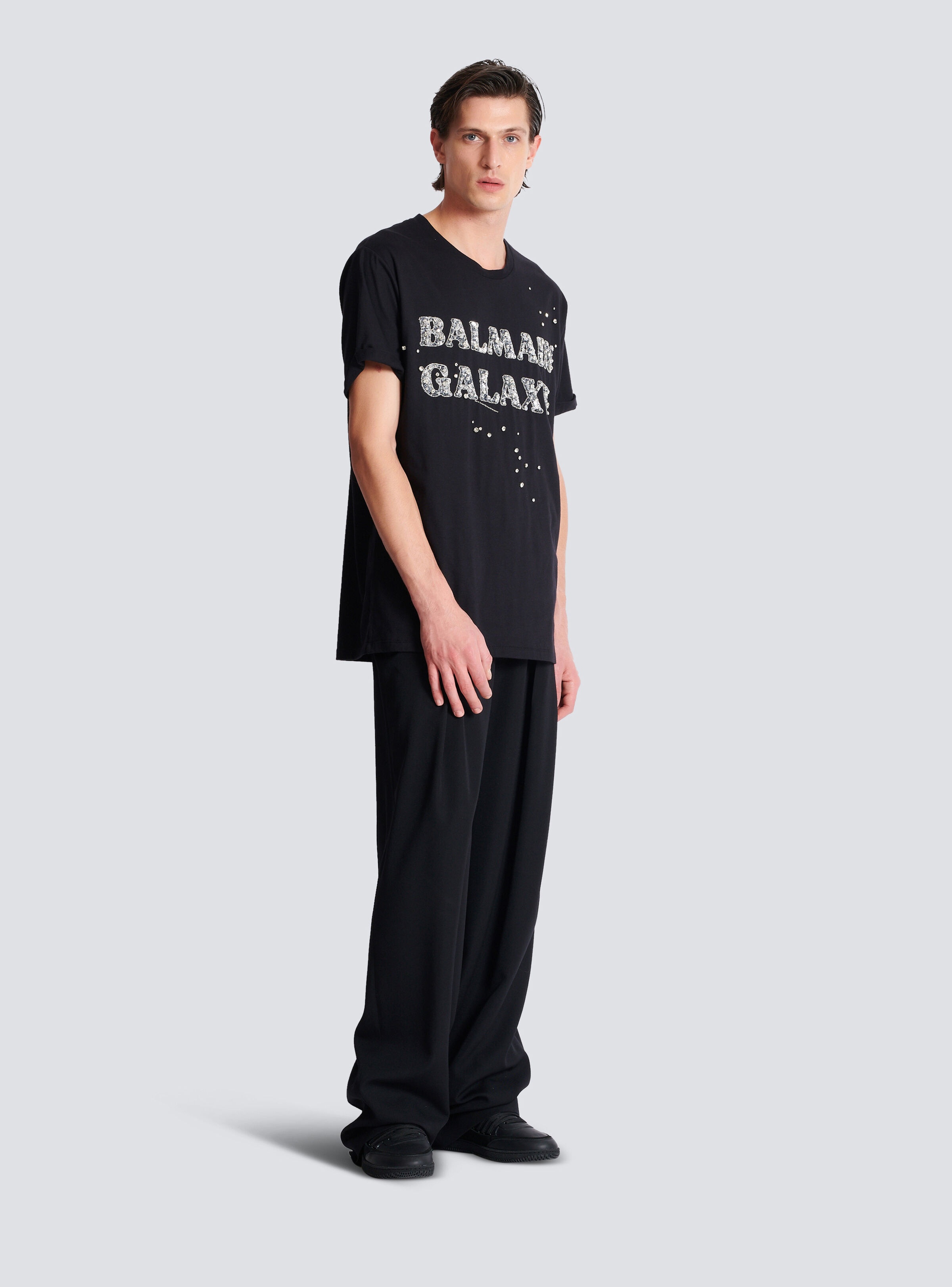 Embroidered Balmain Galaxy T-shirt - 3