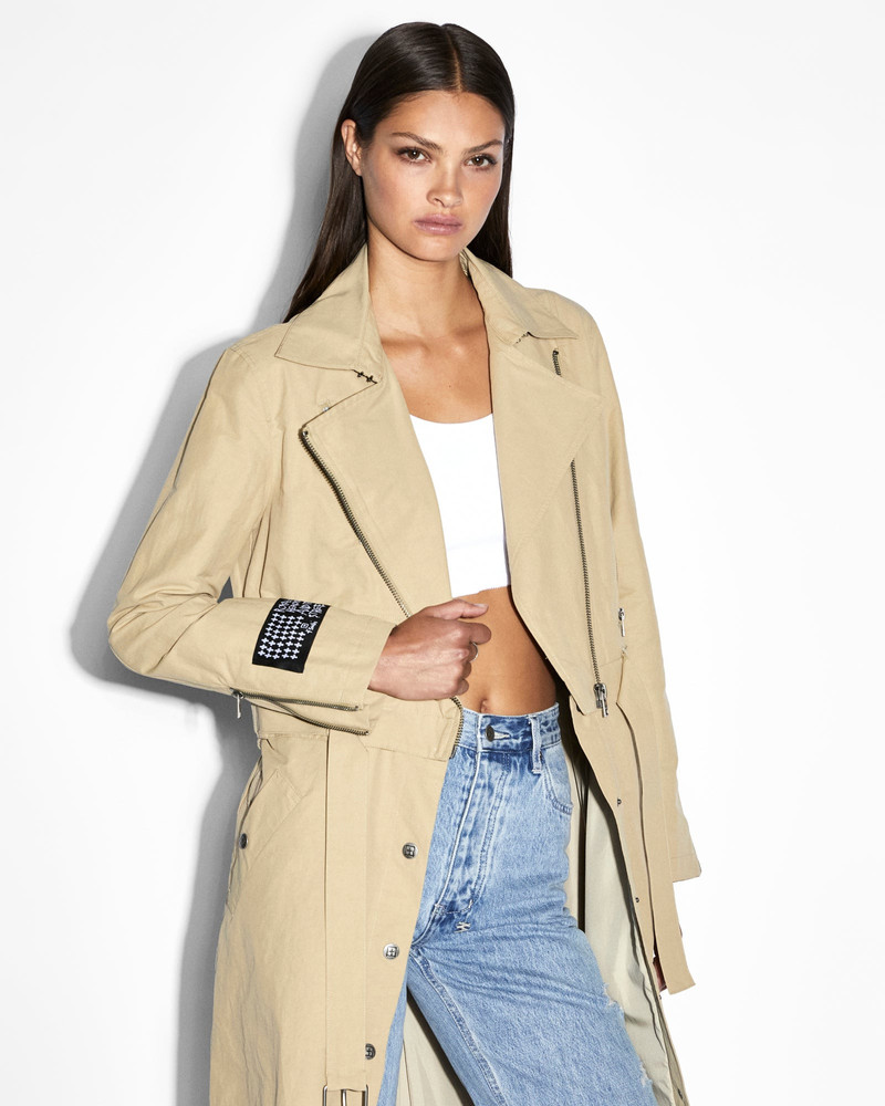 INCOGNITO BIKER/TRENCH KHAKI 3