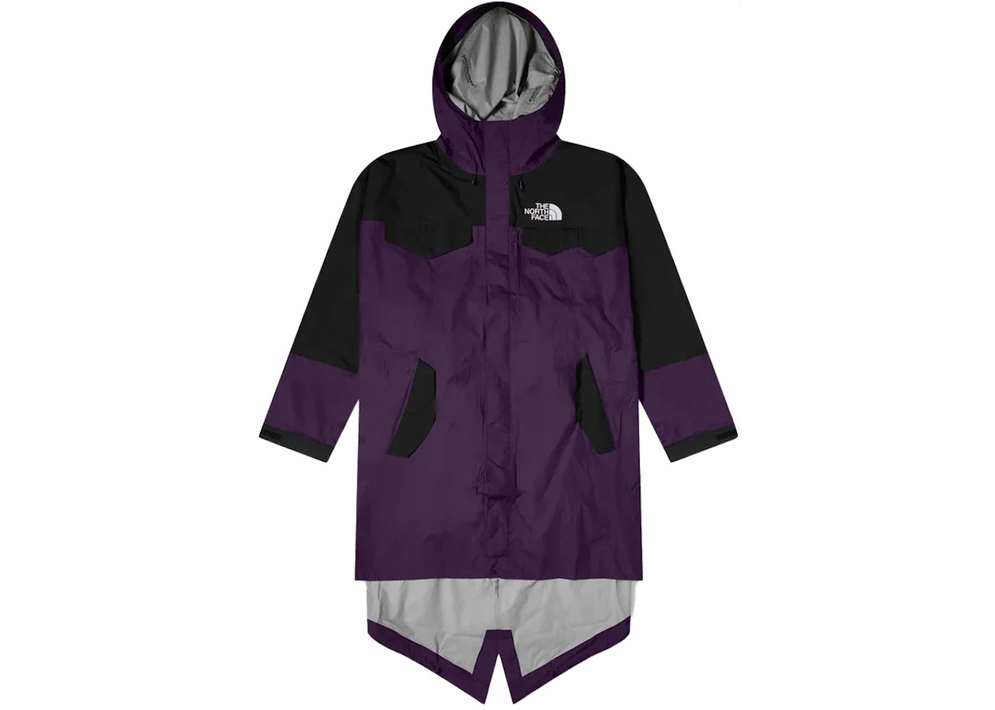 The North Face x Undercover Soukuu Hike Packable Fishtail Shell Parka Purple Pennant/TNF Black - 1