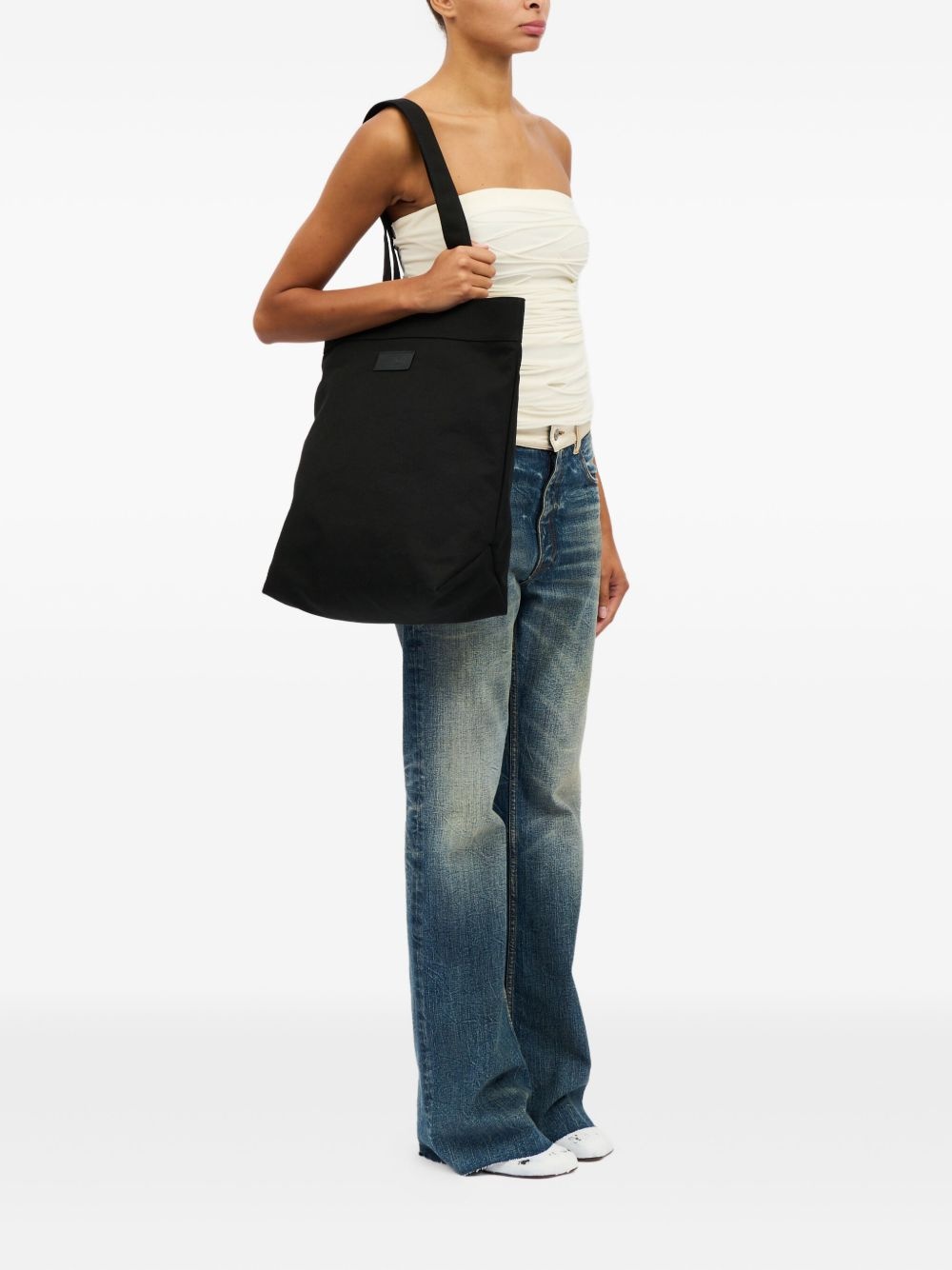 logo-patch tote bag - 2