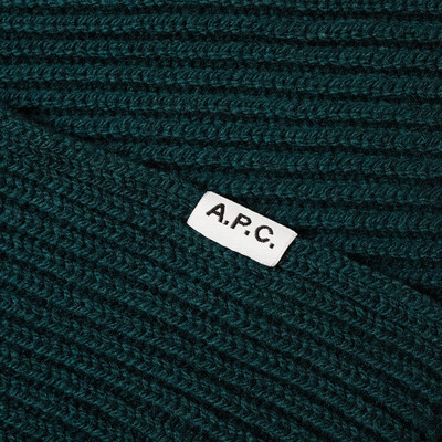 A.P.C. A.P.C. Lambswool Ribbed Scarf outlook