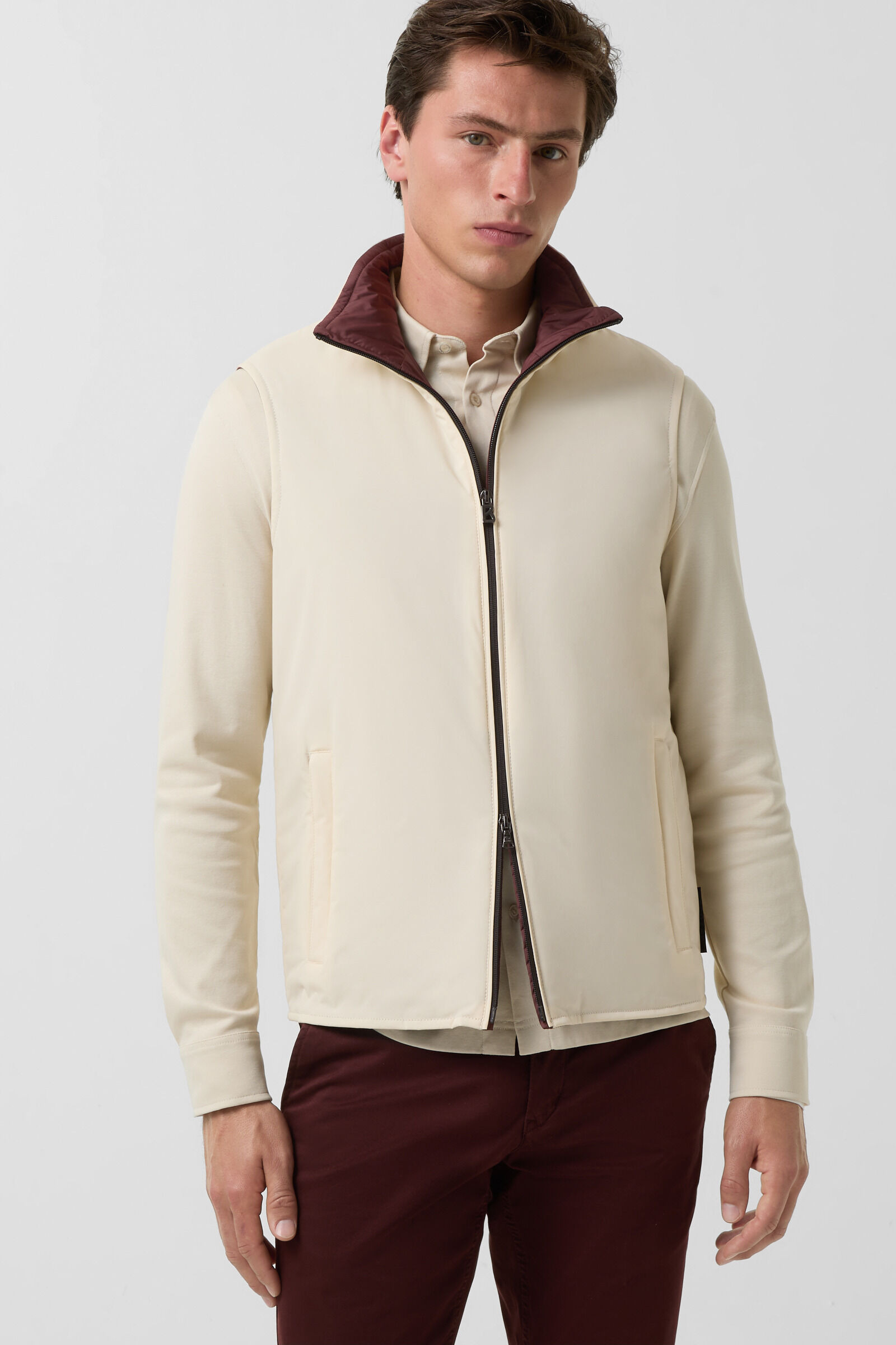 Conner vest in Cream - 2