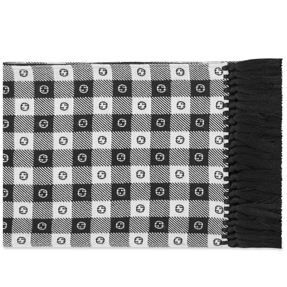 Gucci GG Jacquard Check Scarf - 1