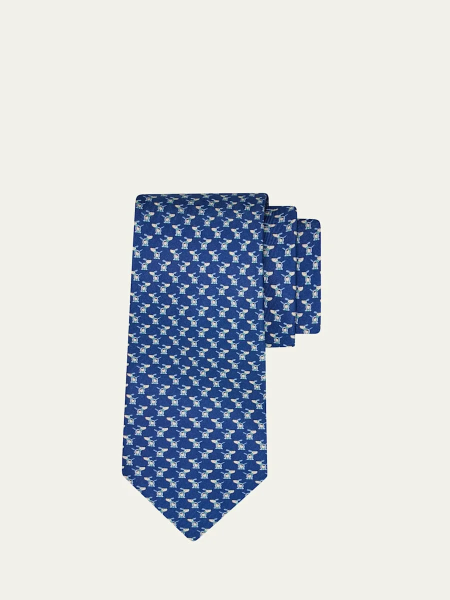 Men's Gancini Puppy Tie - 1