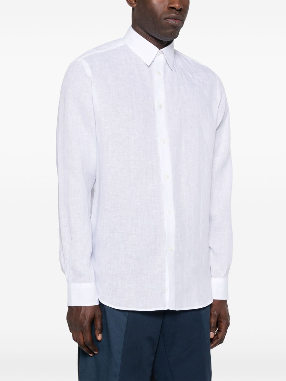 poplin linen shirt - 3