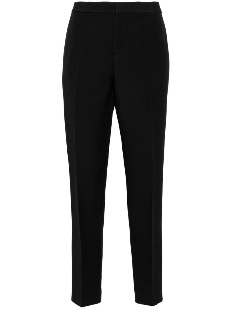 mid-rise slim trousers 1