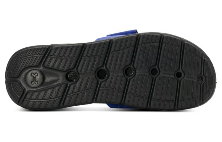 Under Armour Mercenary Slippers 'Blue Black' 3027252-400 - 5
