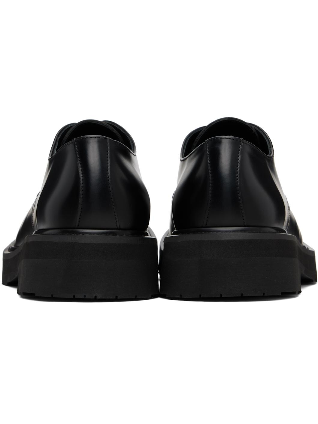 Black Kenzo Paris 'KENZOSMILE' Leather Derbys - 2