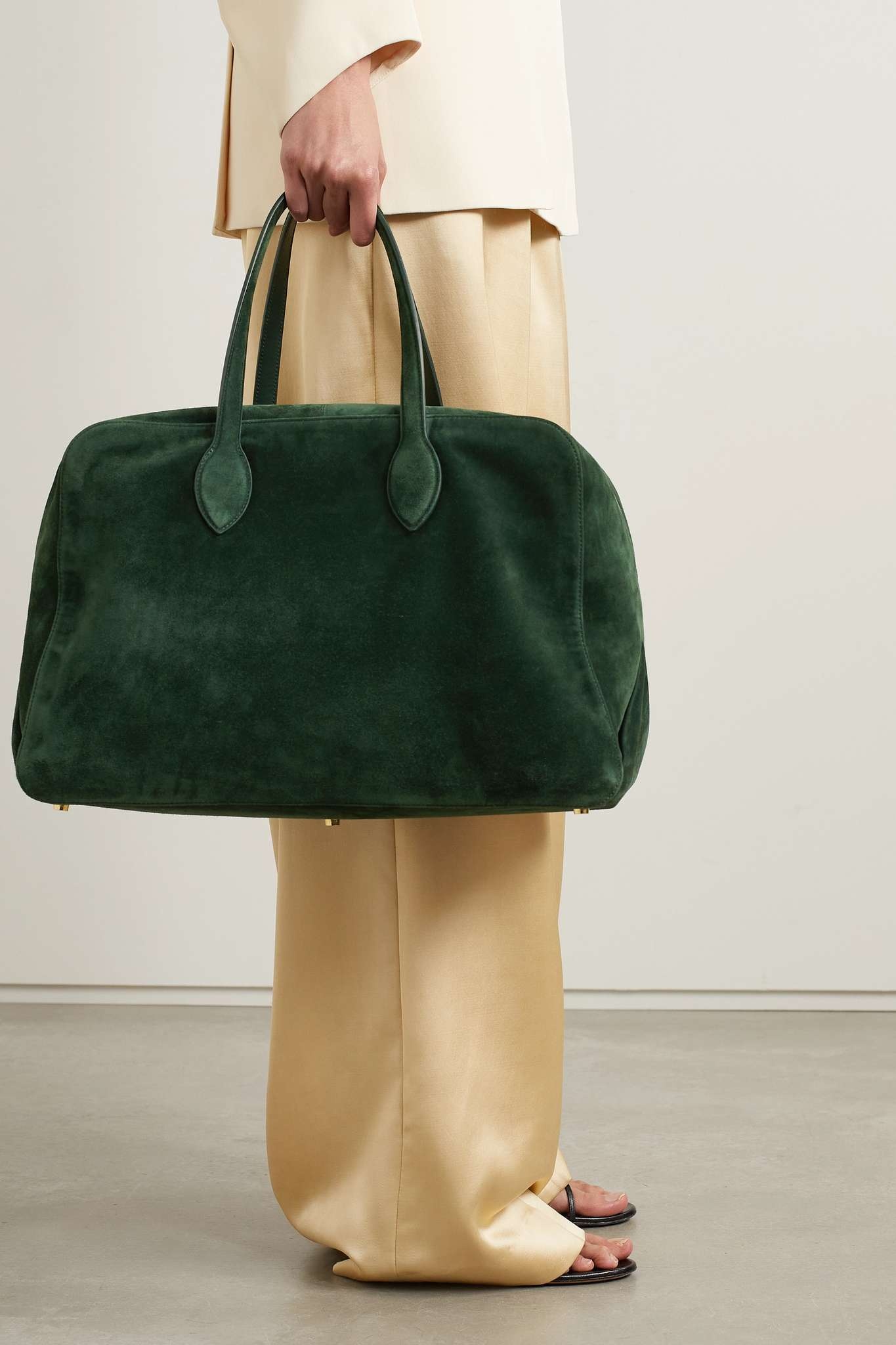 Maeve Weekender large suede tote - 2