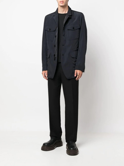 TOM FORD contrasting-collar shirt jacket outlook