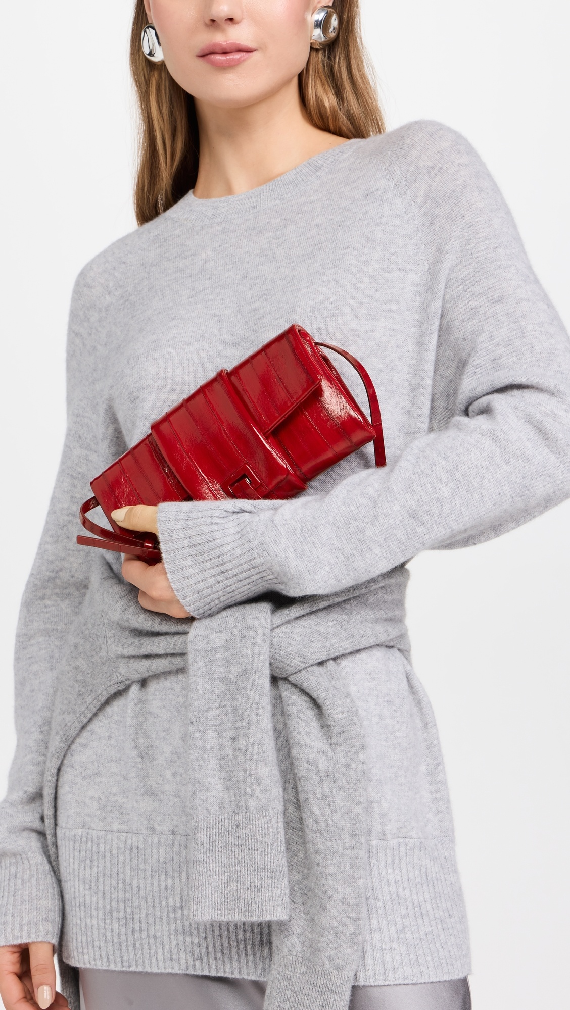 Flip Shoulder Bag in Eel - 2