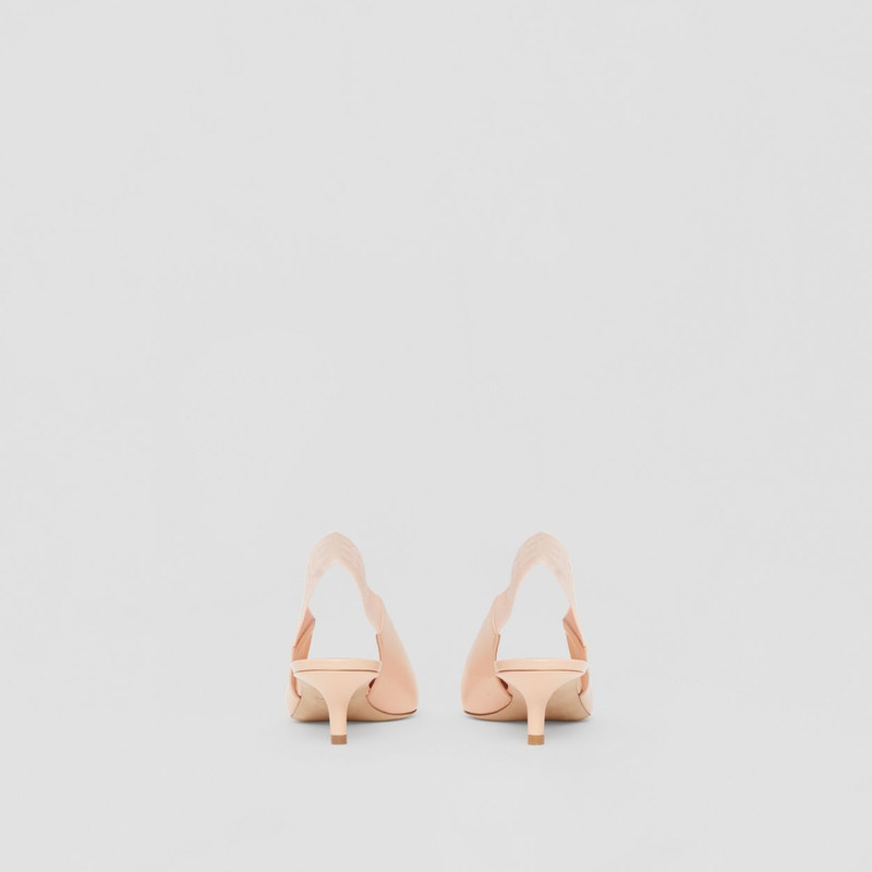 Leather Slingback Pumps 4