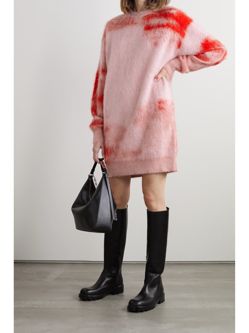 Givenchy + Chito Brushed Jacquard-knit Mini Dress outlook