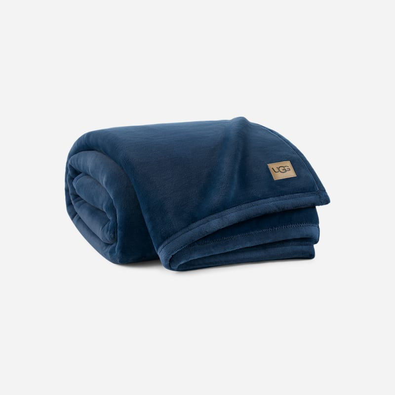 ® Coco Throw 50" x 70" Polyester Blankets in Eve Blue 1
