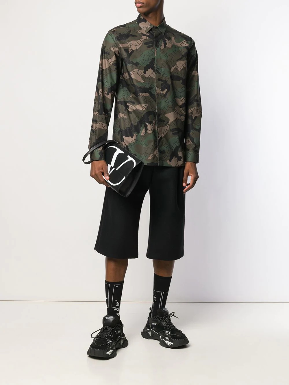 VLTN grid camouflage shirt - 2