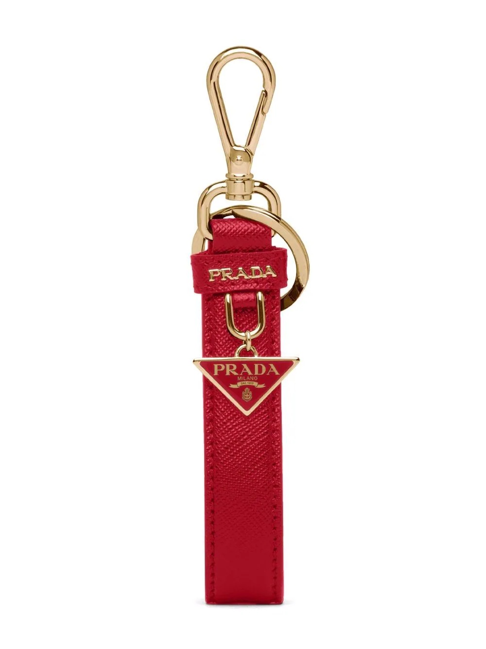 logo-plaque keyring attachment - 1