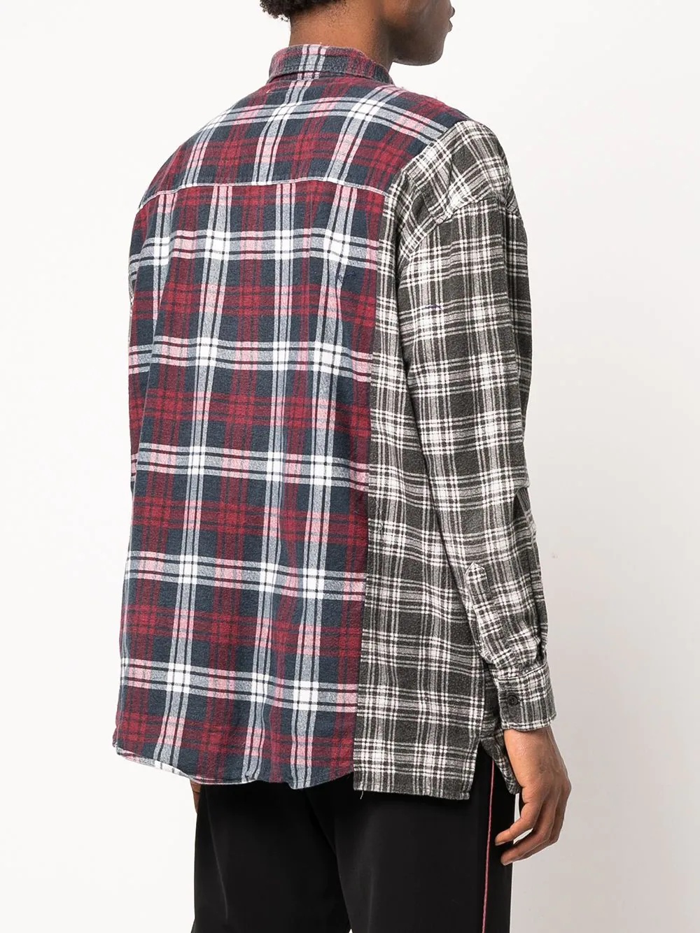 patterned button-up shirt - 4