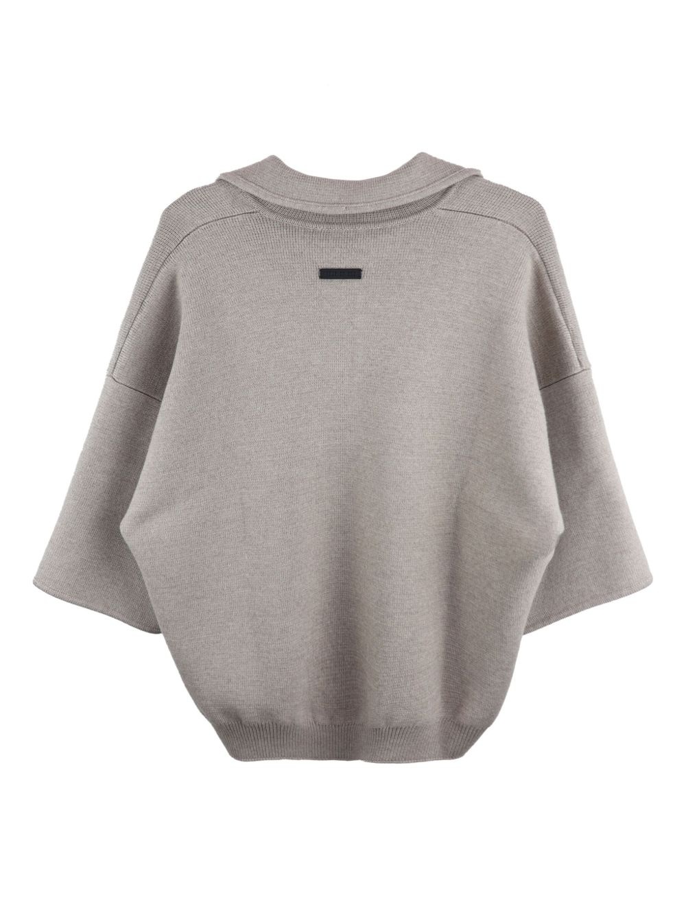waffle-knit short-sleeve top - 2