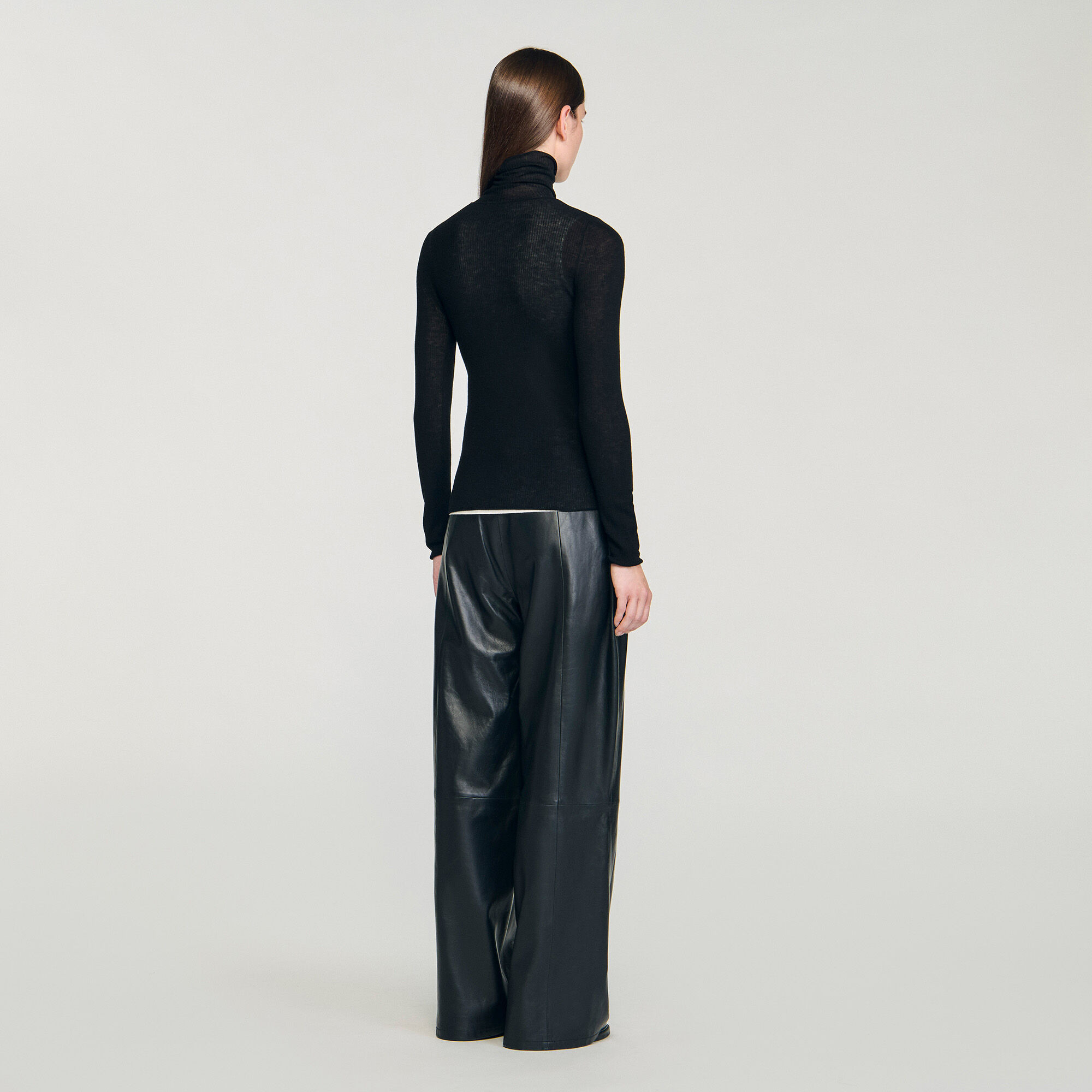 LAYERED TURTLENECK SWEATER - 5