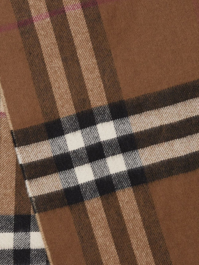 Burberry two-tone checked cashmere scarf outlook