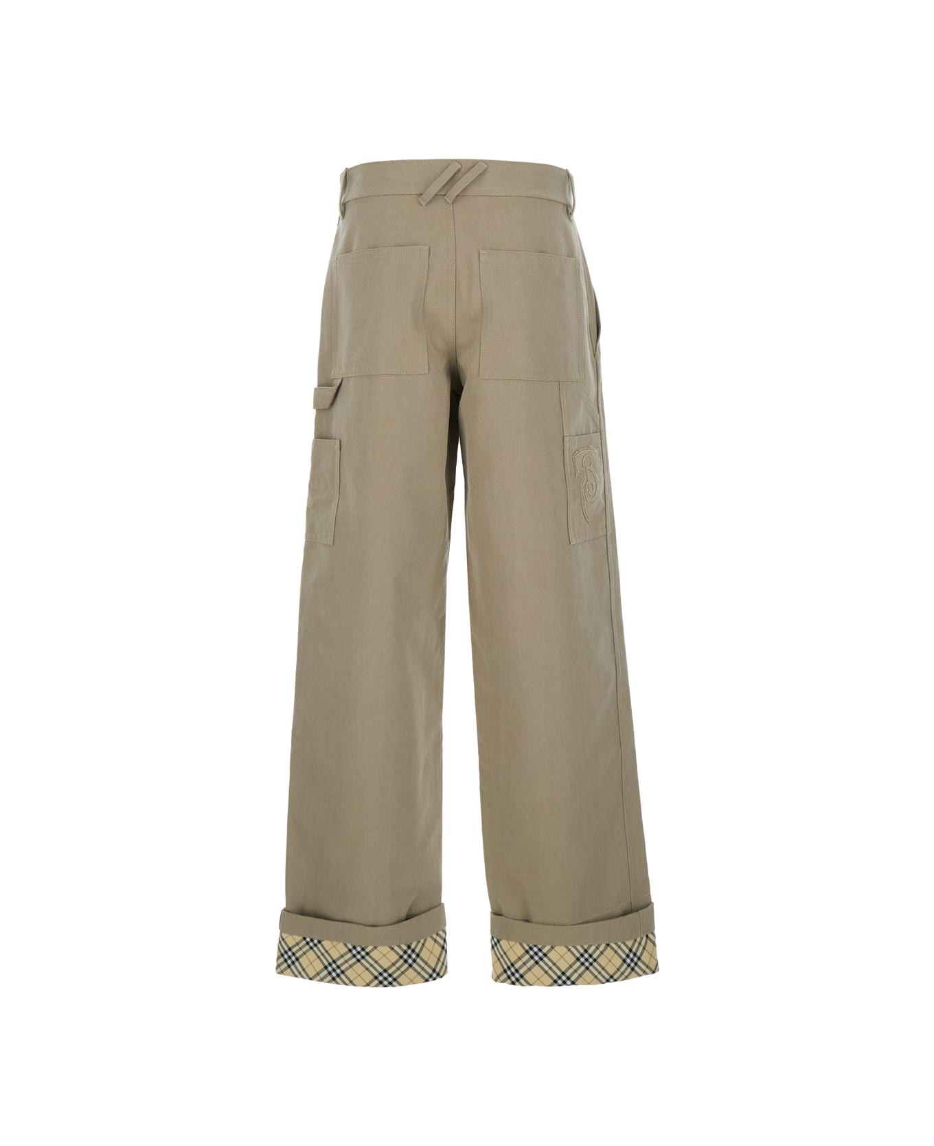 Mw Relaxed Check Lined Work Trousers - 2