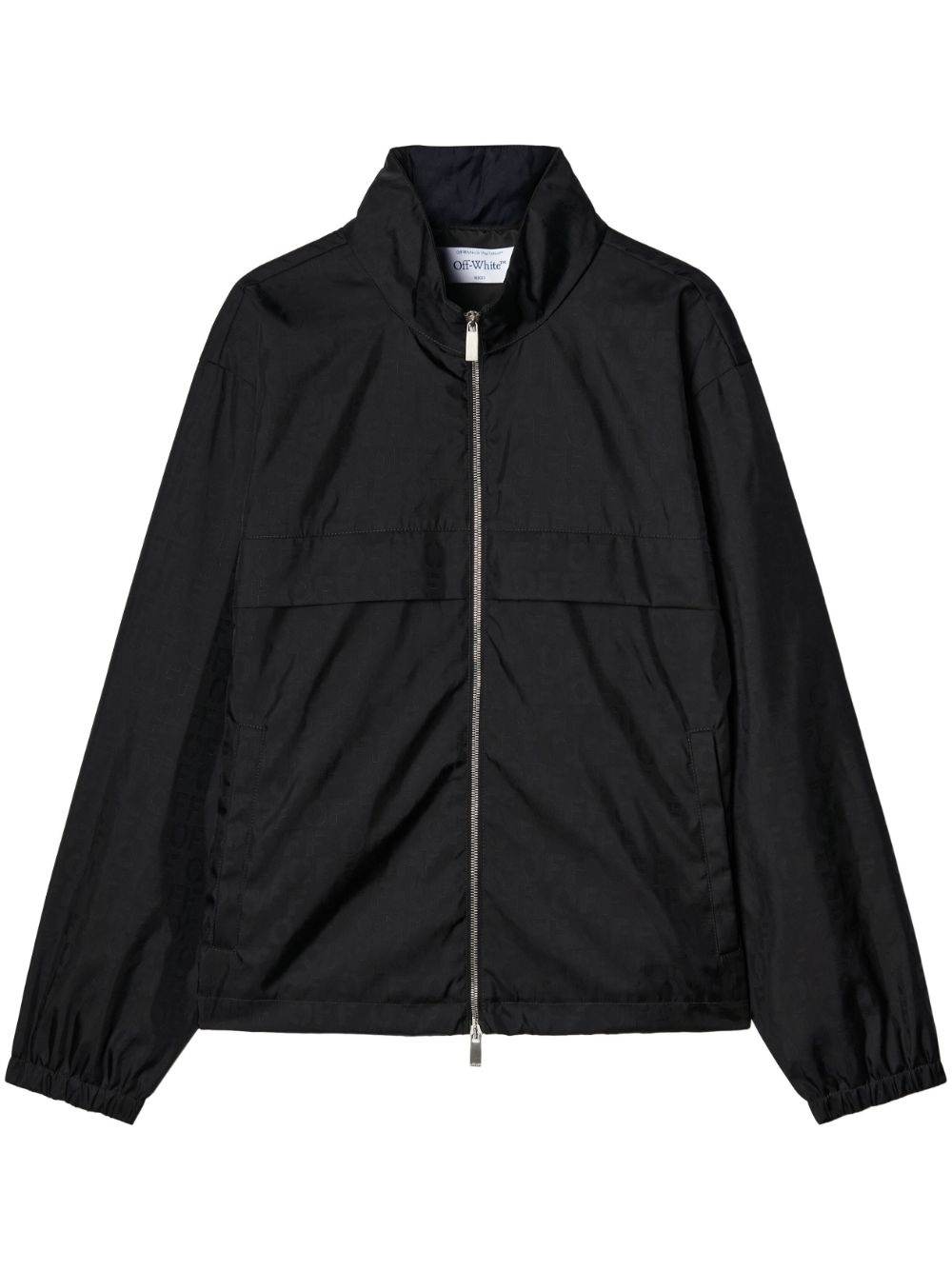 zip-fastening long-sleeve jacket - 1