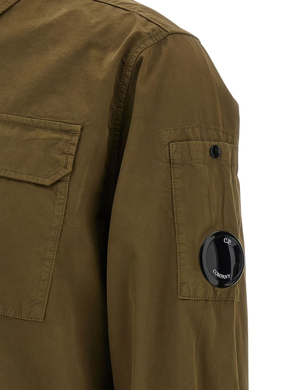 zip long-sleeved shirt jacket - 4