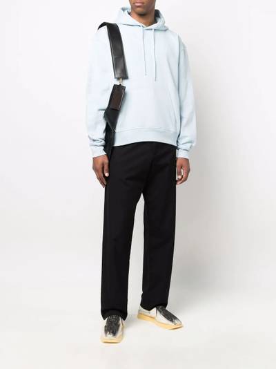 JACQUEMUS logo-print organic cotton hoodie outlook