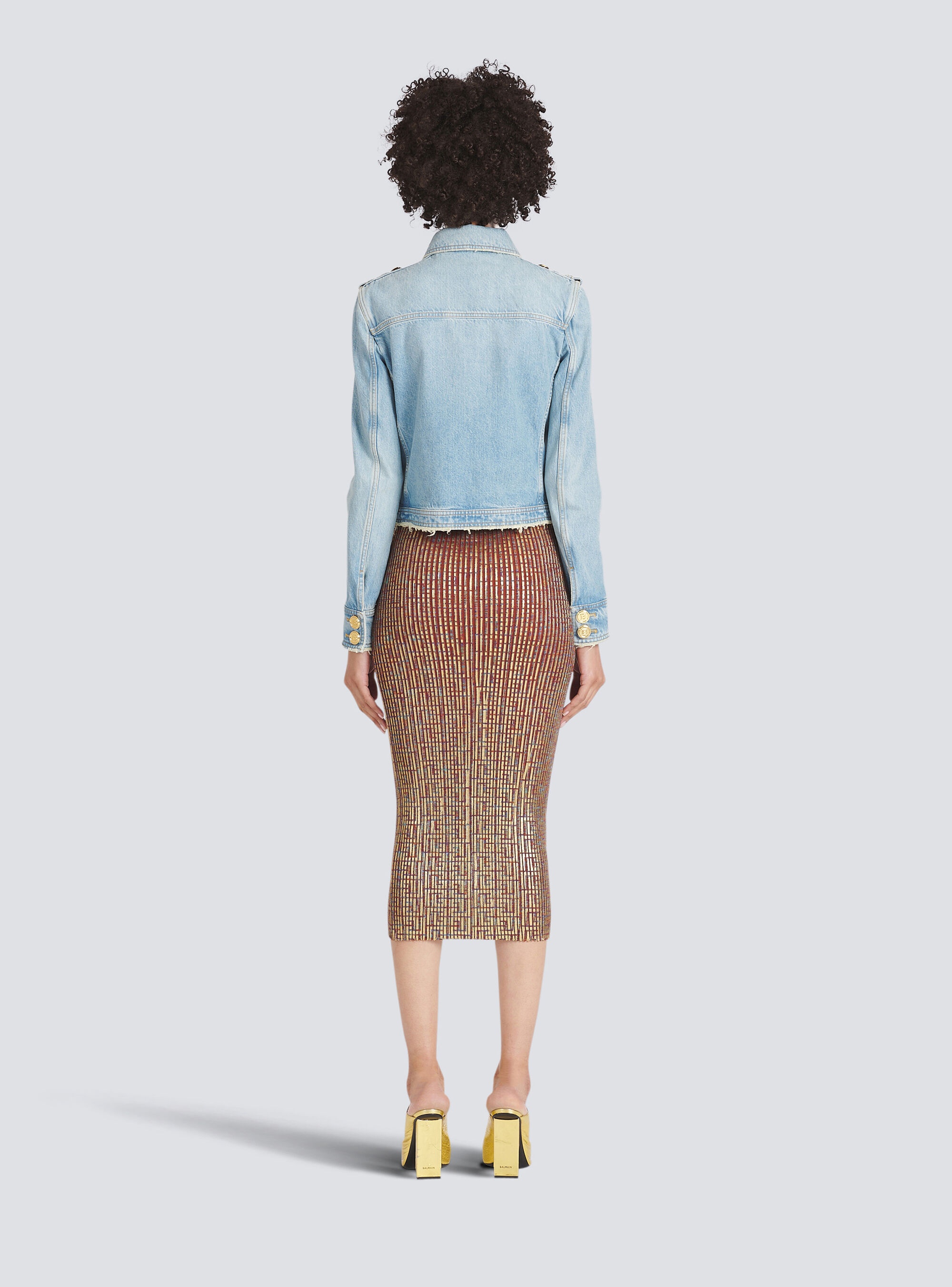 Vintage denim jacket - 4