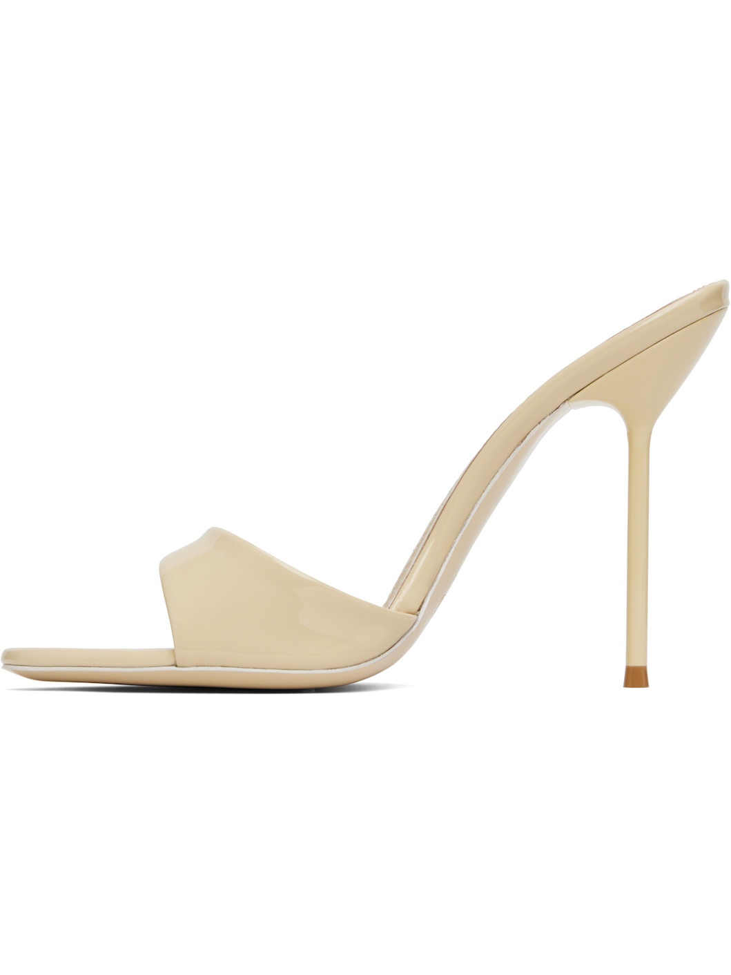 Beige Lidia Mules - 3