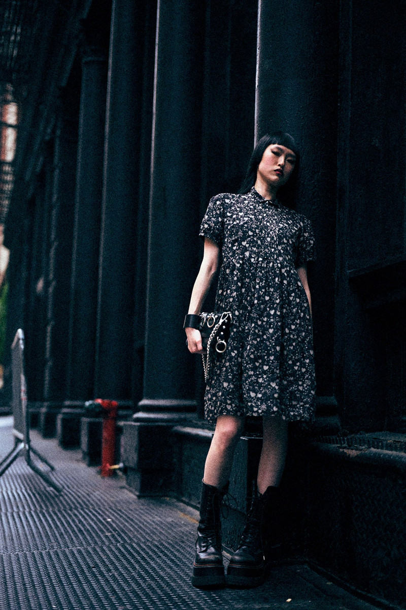 R13 COLLARED BABYDOLL DRESS outlook
