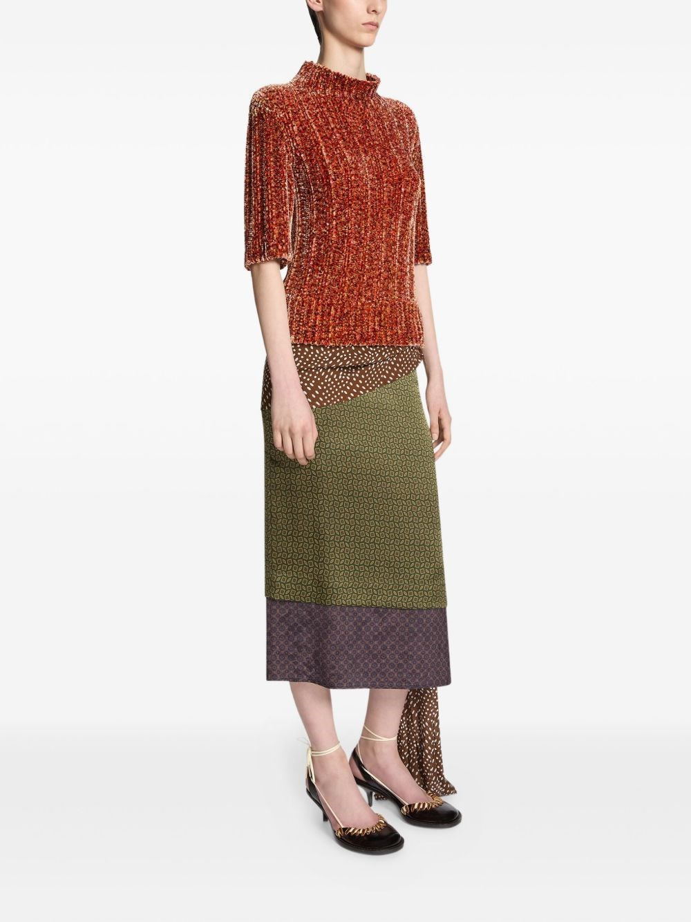 Printed midi skirt - 3