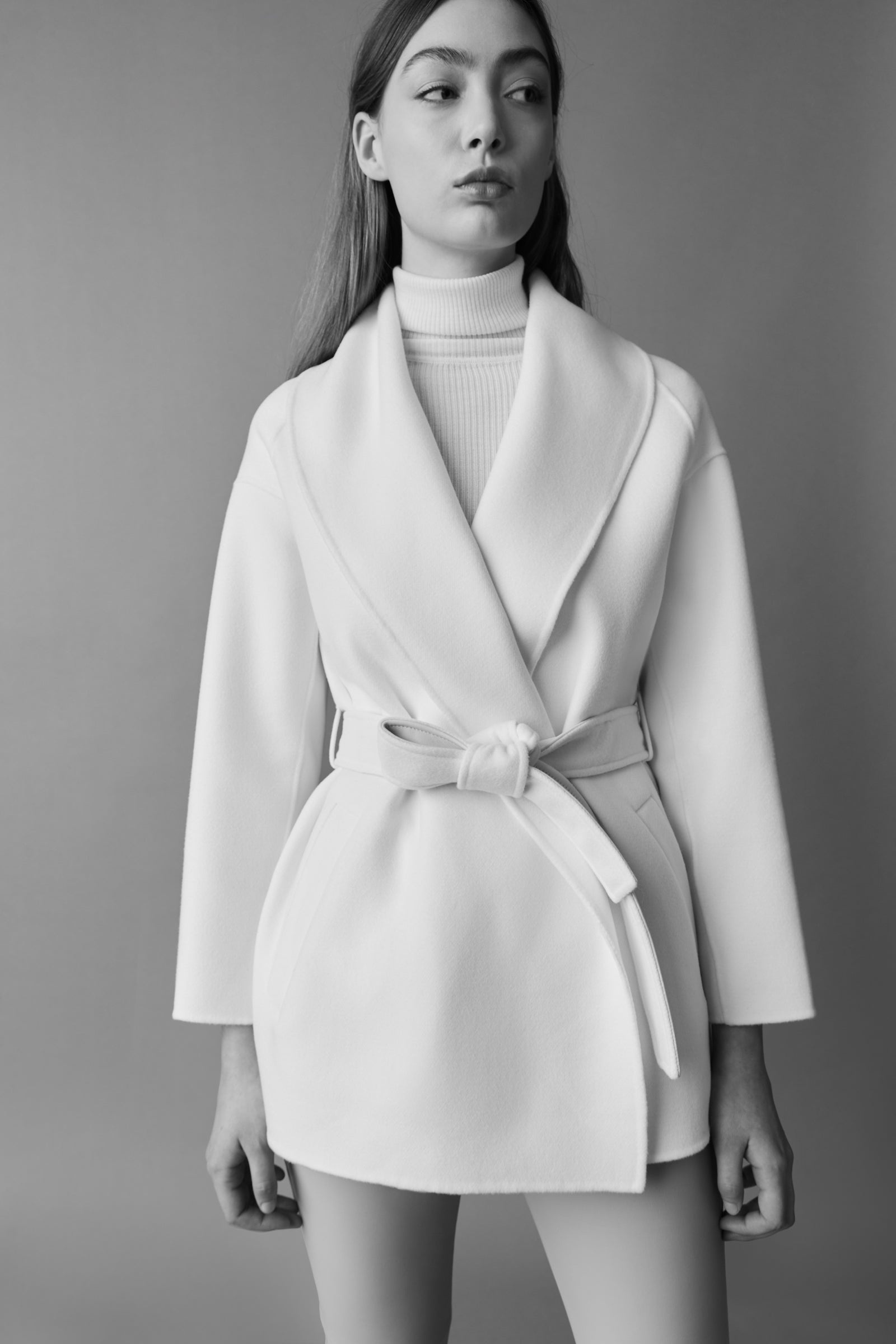 TYRA Double-Face wool robe jacket - 6