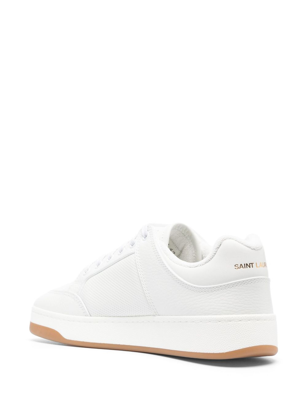 Saint Laurent Men Leather Sneakers - 2