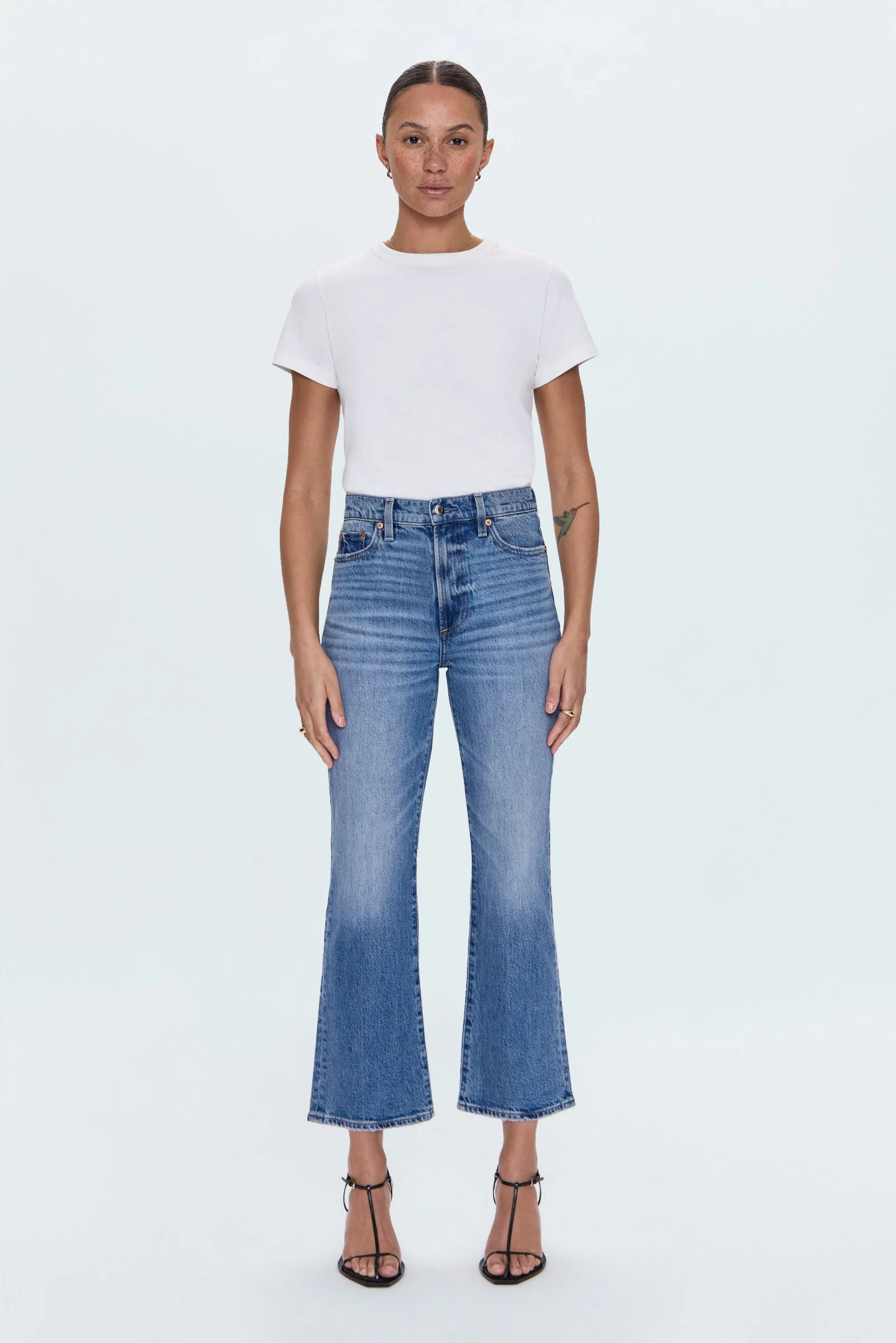 ALLY HIGH RISE ANKLE BOOT JEAN - CHARLESTON - 1