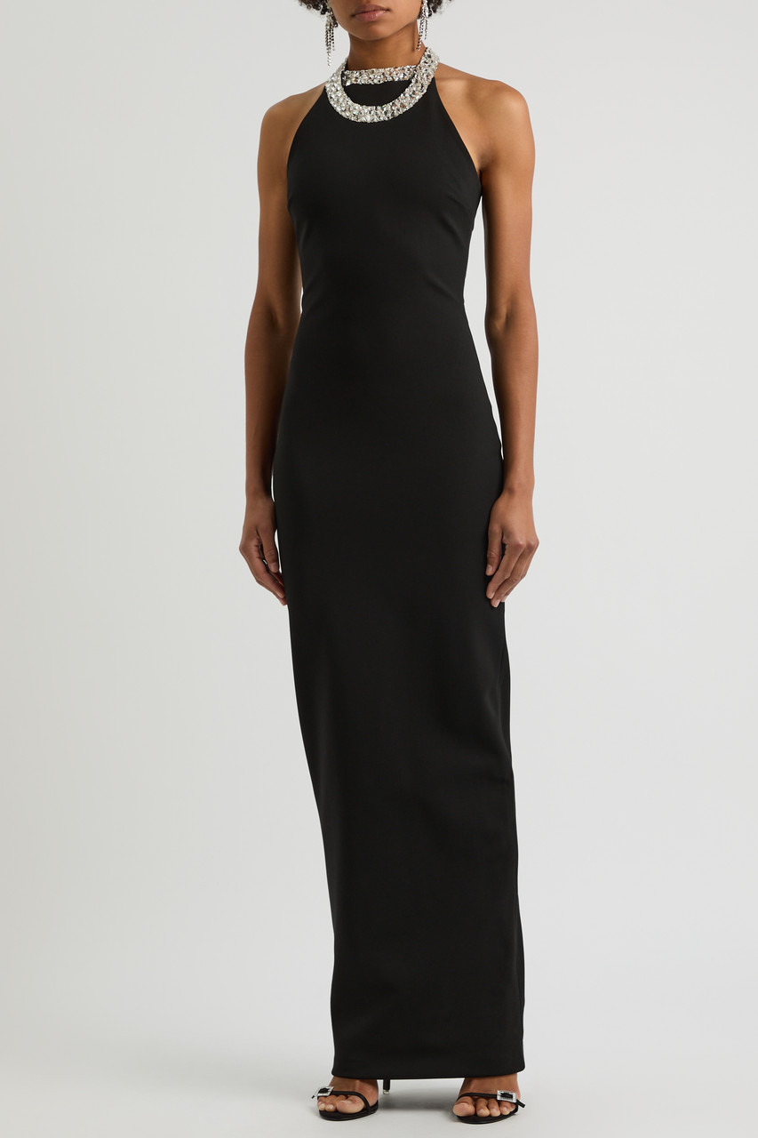 Balmain Crystal-embellished Halterneck Gown - 2