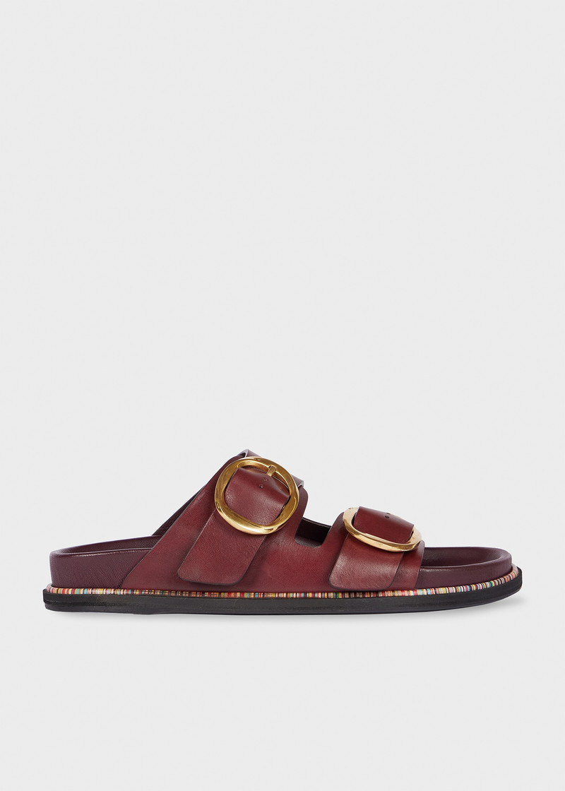 Women's Bordeaux 'Misia' Mule Sandals 1