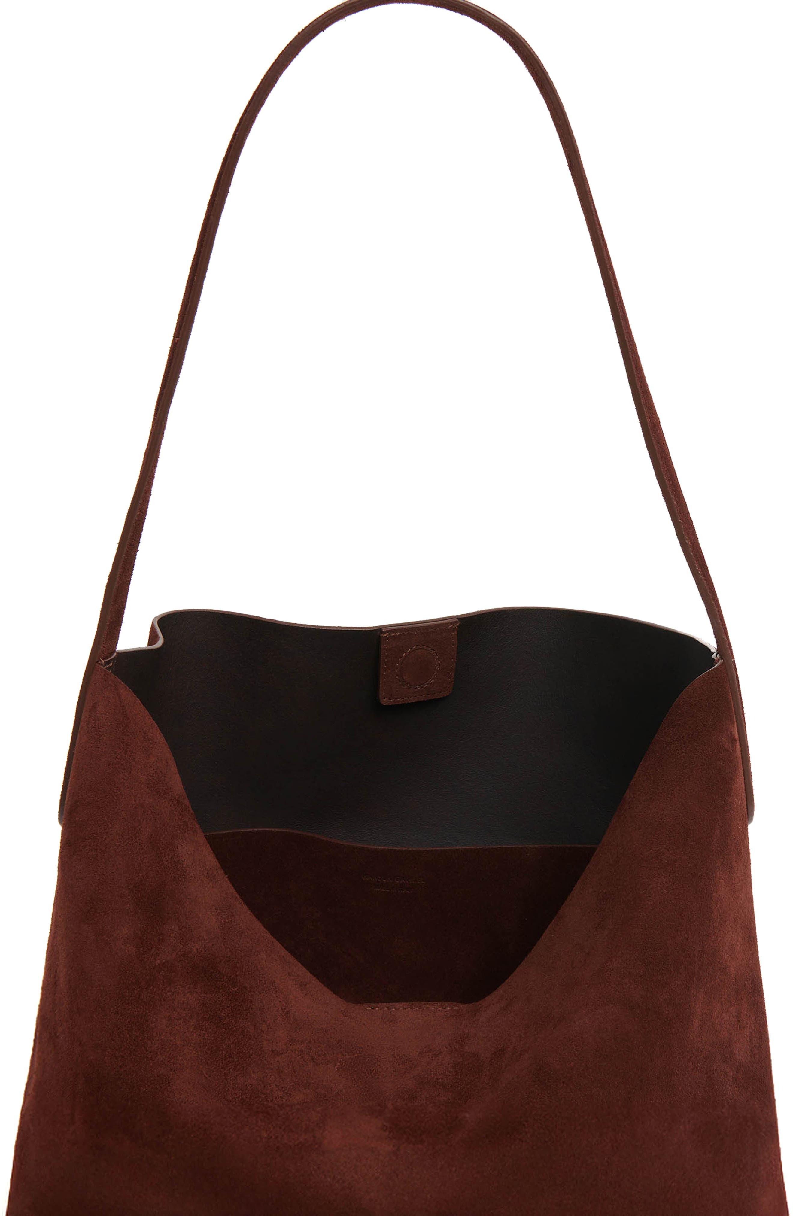 Mansur Gavriel Maxi Everyday Cabas Suede Hobo Bag in Chocolate at Nordstrom - 5