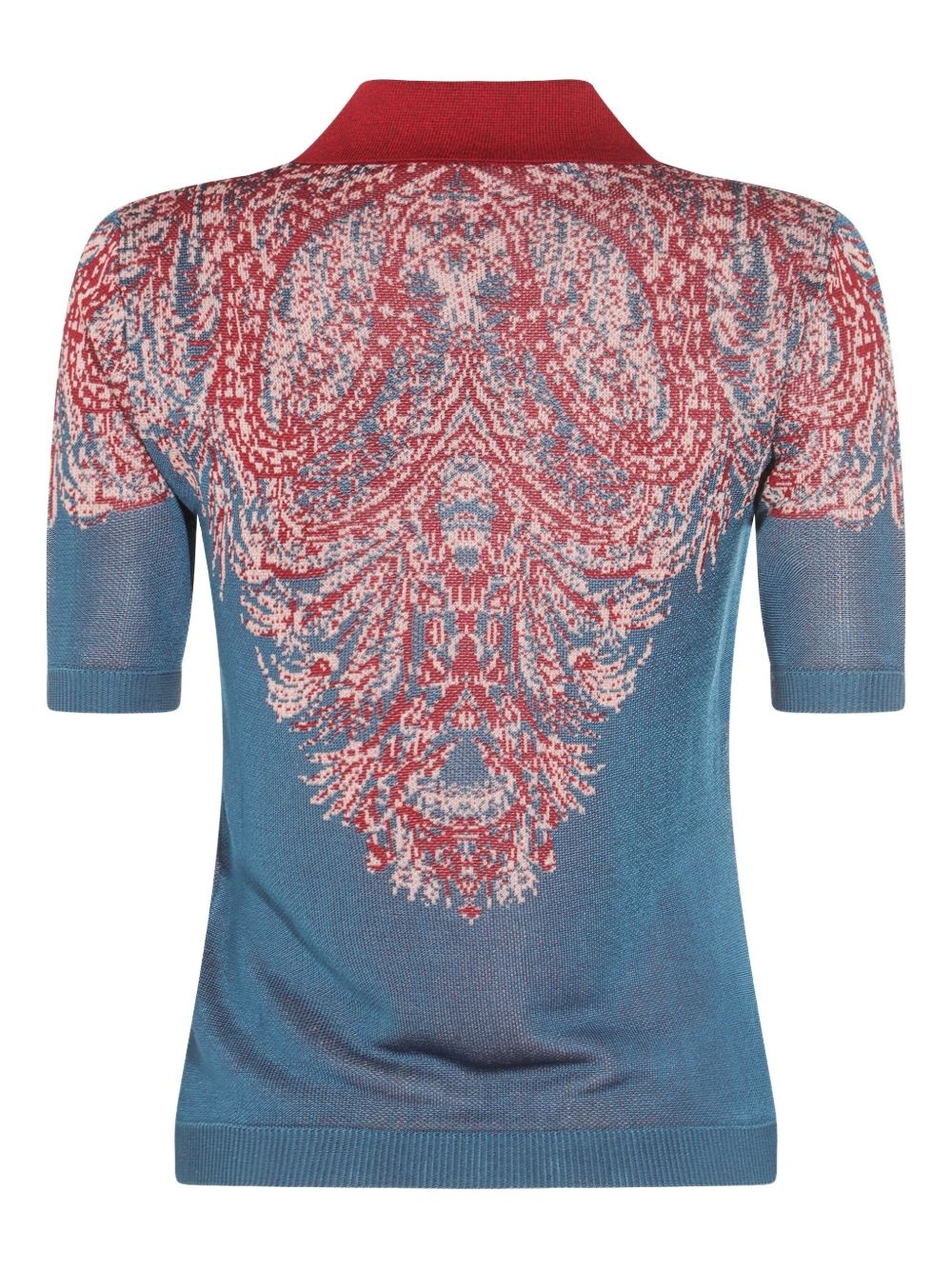 paisley-print polo shirt - 2