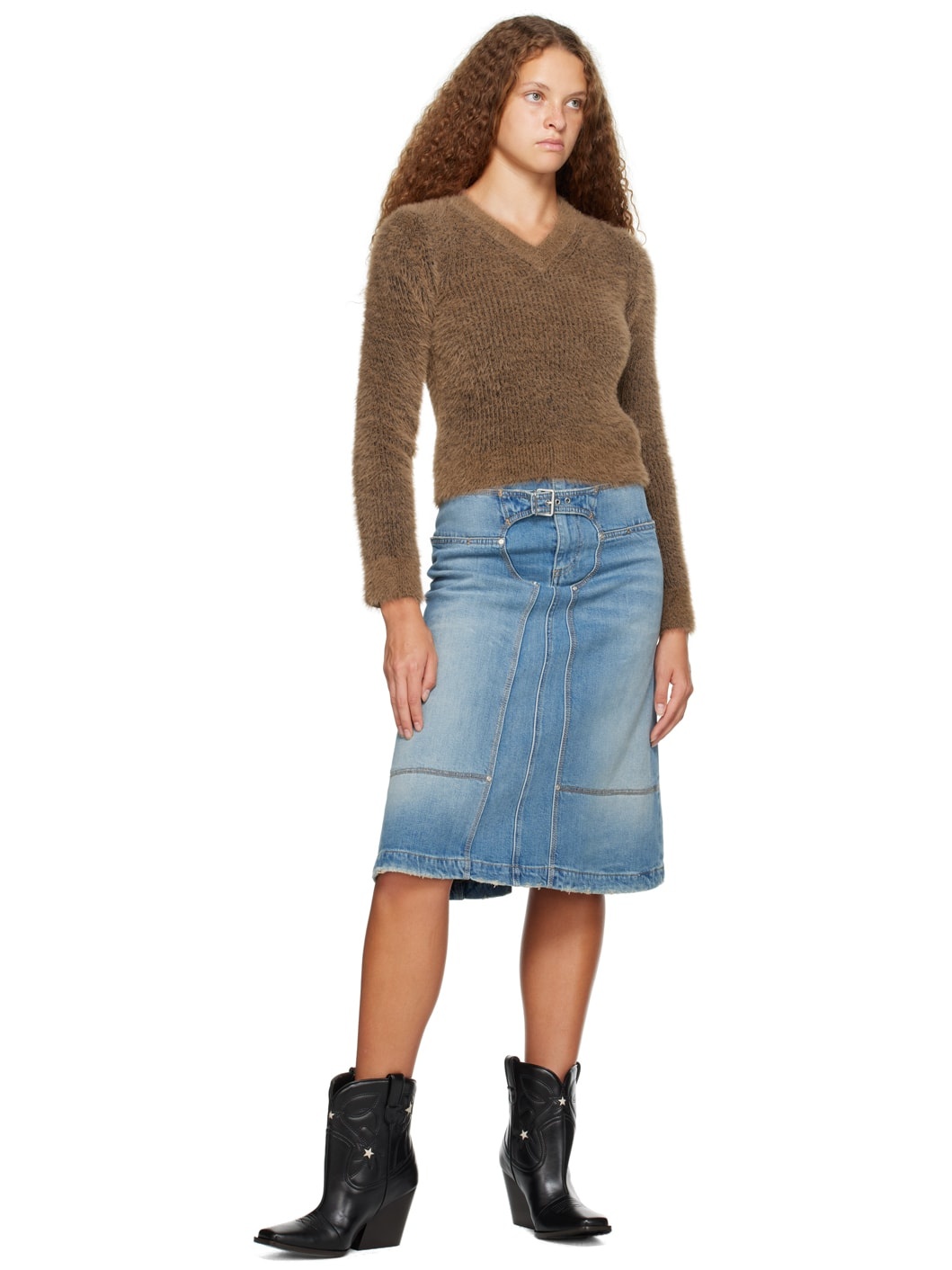 Black Cloudy Alter Mat Boots - 5
