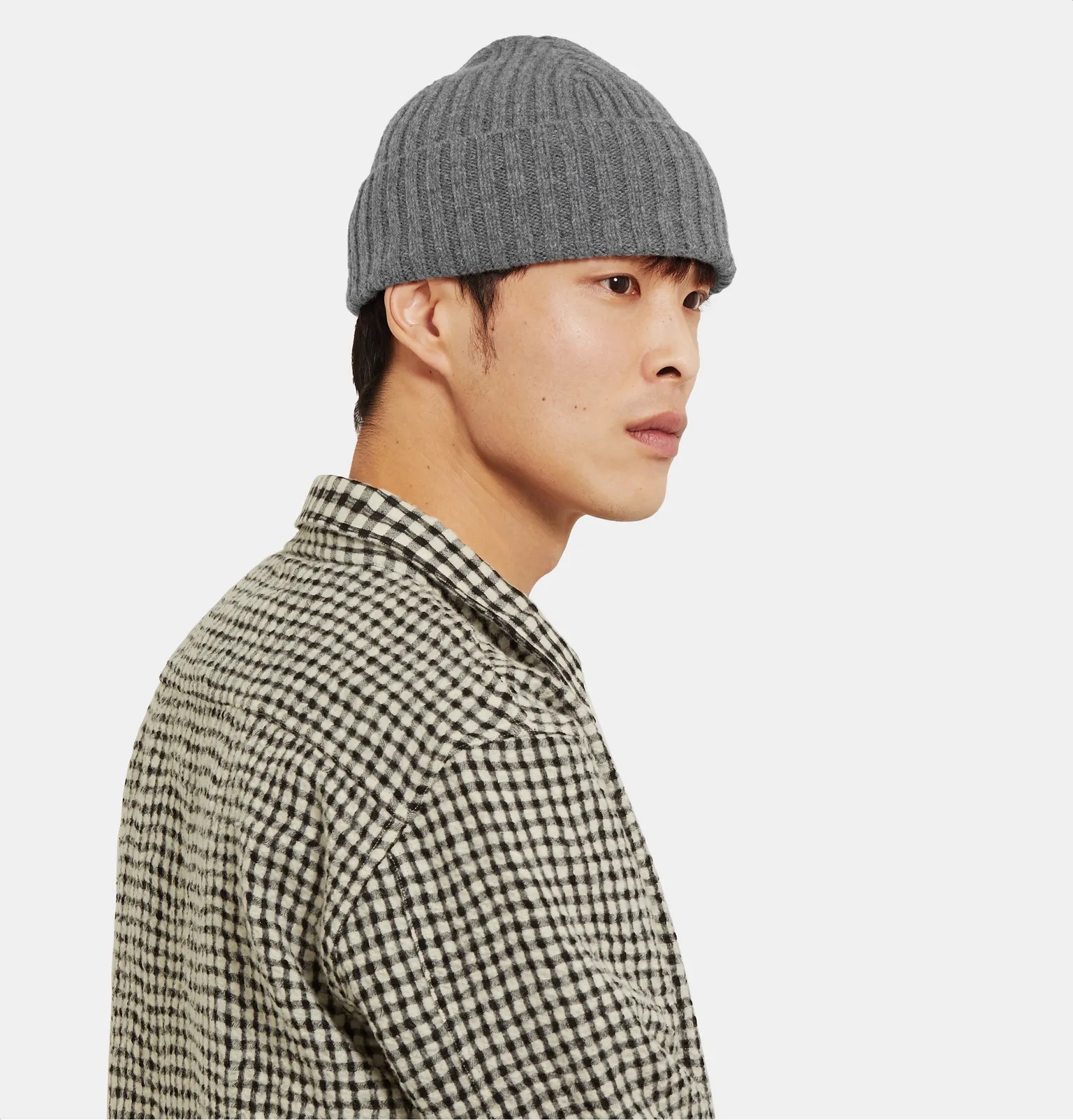 Ribbed Wool Beanie - 2