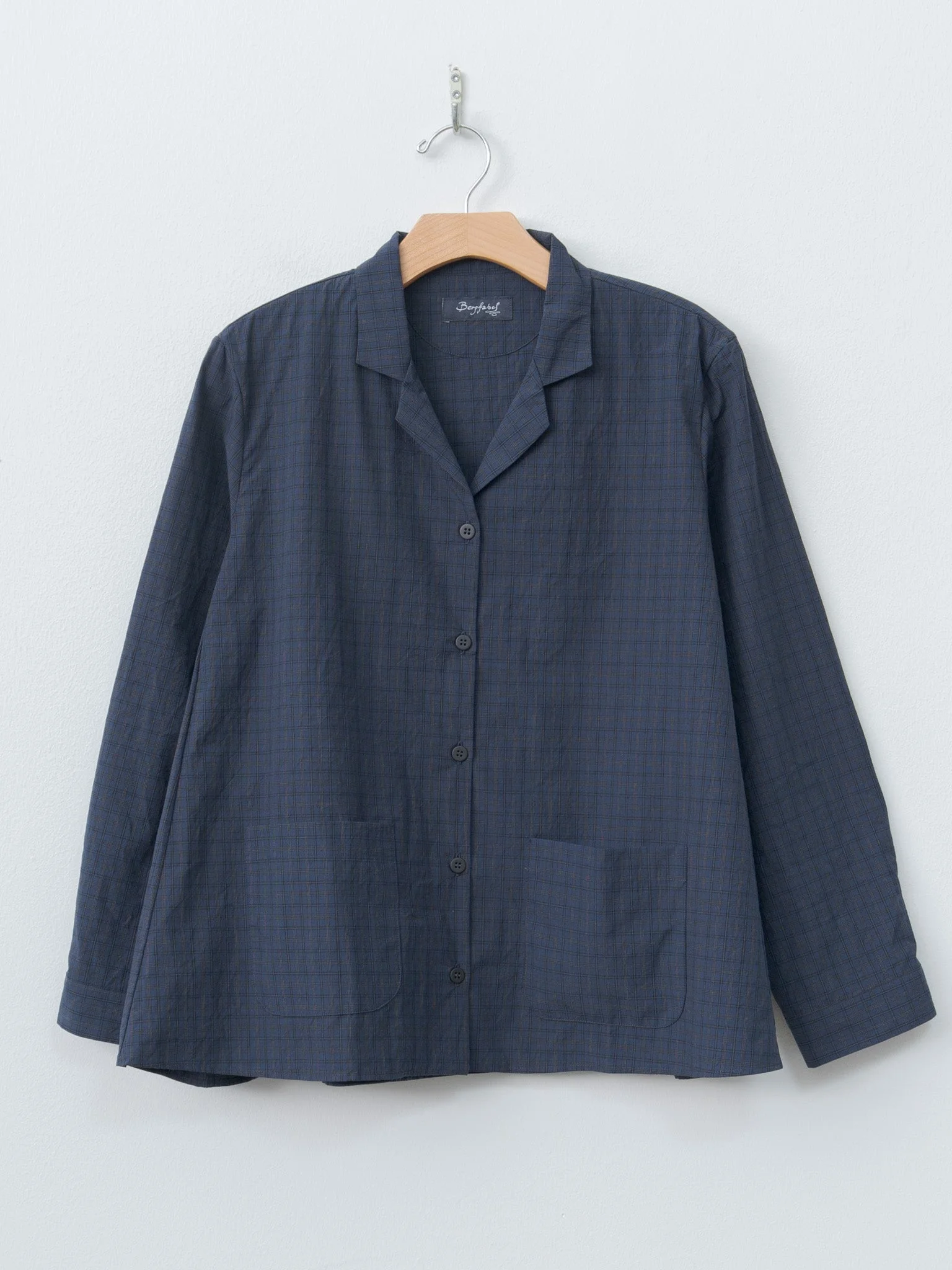Jenny Shirt - Navy Check - 1
