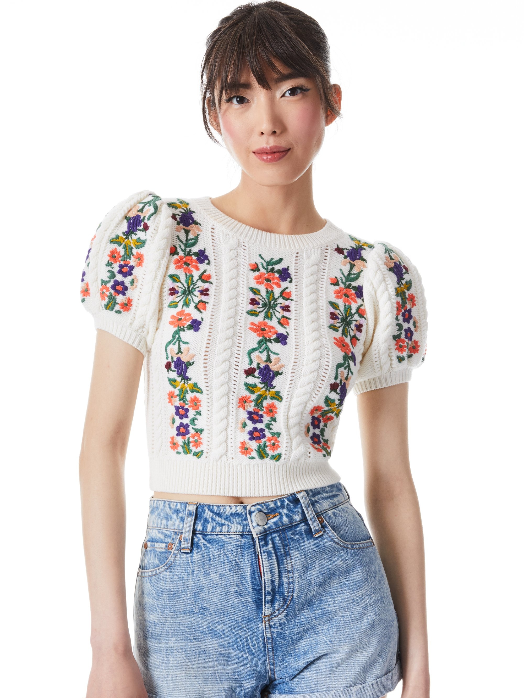 DAREN PUFF SLEEVE PULLOVER - 2