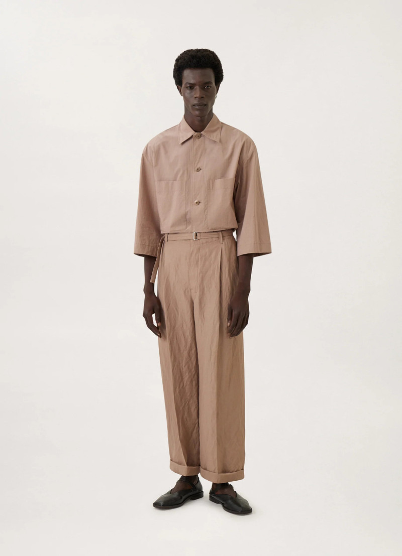 BELTED EASY PANTS
LINEN VISCOSE 5