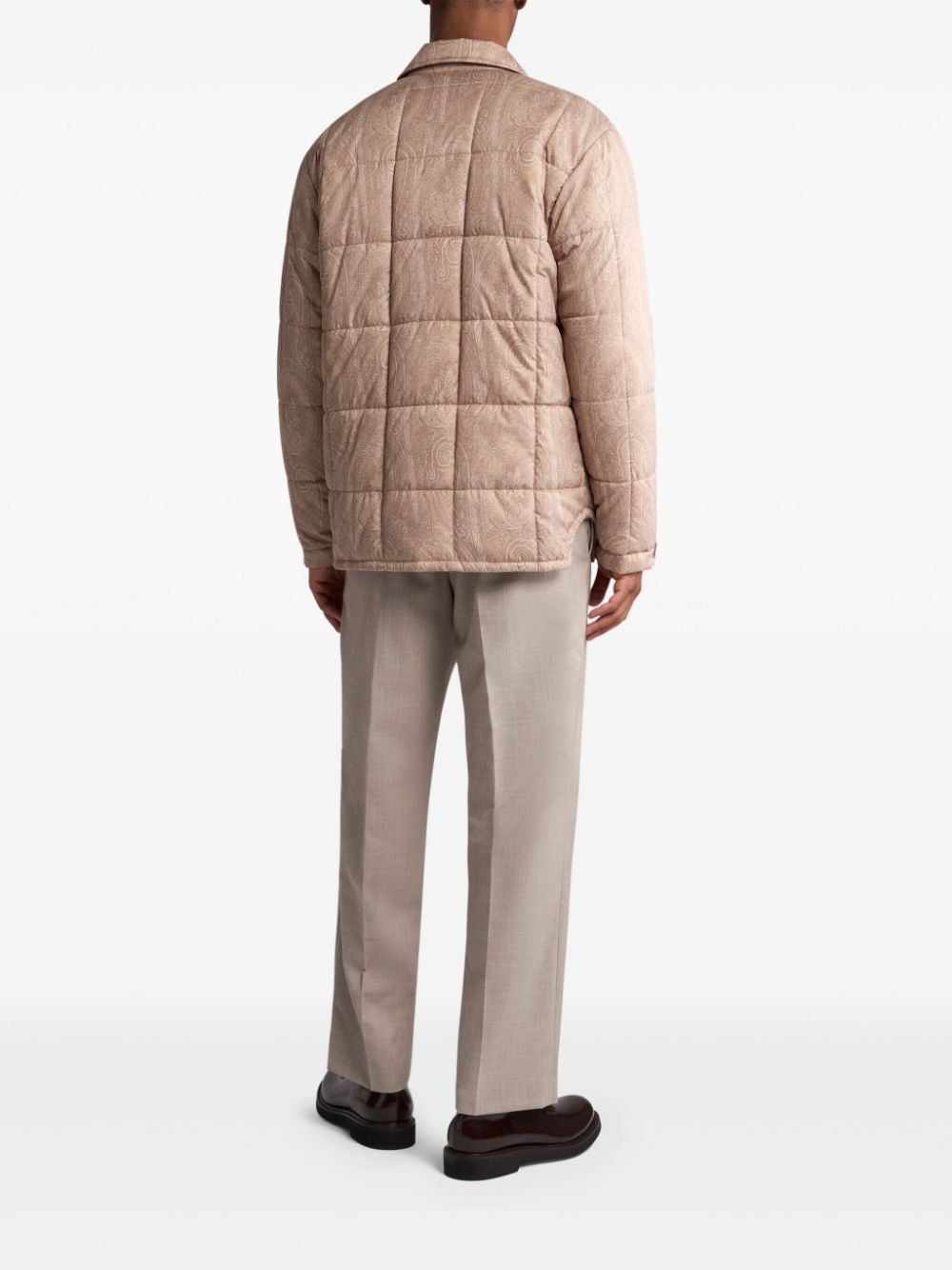 quilted shirt jacket - 3